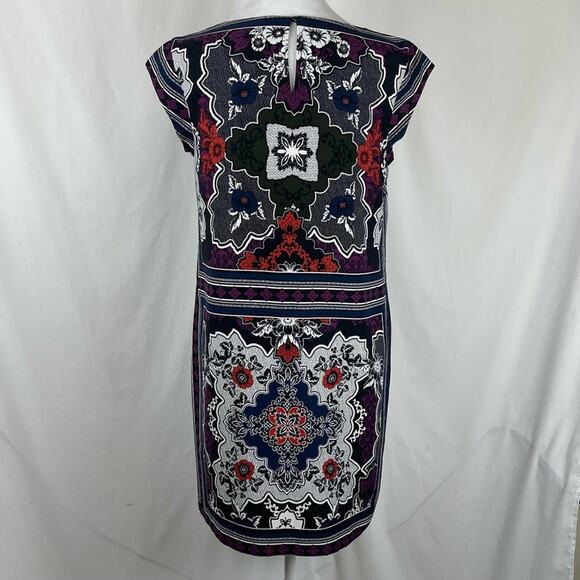 Banana Republic Black, Red & White Floral Career Office Dress NWT Size 8 - Picture 5 of 14